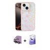 MARSİLYAN™- iPhone 14 Kılıf Odak Prime - Siyah Bilvis 5in1 5D Magic Hayalet Cam Ekran Koruyucu + Raze Metal Kamera Lens - SH