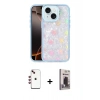 MARSİLYAN™- iPhone 14 Kılıf Odak Prime - Siyah Bilvis Hayalet Cam Ekran Koruyucu + Shine Kamera Lens - KI