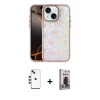 MARSİLYAN™- iPhone 14 Kılıf Odak Prime - Siyah Bilvis Hayalet Cam Ekran Koruyucu + Shine Kamera Lens - KI