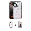 MARSİLYAN™- iPhone 14 Kılıf Odak Prime - Siyah Bilvis Hayalet Cam Ekran Koruyucu + Shine Kamera Lens - KI