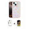 MARSİLYAN™- iPhone 14 Kılıf Odak Prime - Siyah Buffer Cam Ekran Koruyucu + Shine Kamera Lens - GS