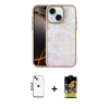 MARSİLYAN™- iPhone 14 Kılıf Odak Prime - Siyah Buffer Cam Ekran Koruyucu + Shine Kamera Lens - MI