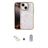 MARSİLYAN™- iPhone 14 Kılıf Odak Prime - Siyah Joko Magic 5D Cam + Diamond Kamera Lens - YL