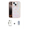 MARSİLYAN™- iPhone 14 Kılıf Odak Prime - Siyah Joko Magic 5D Cam + Gold Shine Kamera Lens