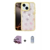 MARSİLYAN™- iPhone 14 Kılıf Odak Prime - Siyah Joko Magic 5D Cam + Raze Metal Kamera Lens - KI