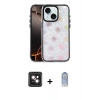 MARSİLYAN™- iPhone 14 Kılıf Odak Prime - Siyah Joko Magic 5D Cam + PVD Metal Kamera Lens - PE