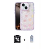 MARSİLYAN™- iPhone 14 Kılıf Odak Prime - Siyah Joko Magic 5D Cam + PVD Metal Kamera Lens - GS