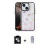 MARSİLYAN™- iPhone 14 Kılıf Odak Prime - Siyah Joko Magic 5D Cam + PVD Metal Kamera Lens - GS