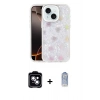 MARSİLYAN™- iPhone 14 Kılıf Odak Prime - Siyah Joko Magic 5D Cam + PVD Metal Kamera Lens - MI