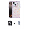 MARSİLYAN™- iPhone 14 Kılıf Odak Prime - Siyah Joko Magic 5D Cam + PVD Metal Kamera Lens - MI