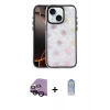 MARSİLYAN™- iPhone 14 Kılıf Odak Prime - Siyah Joko Magic 5D Cam + Raze Metal Kamera Lens - SH
