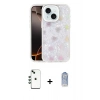 MARSİLYAN™- iPhone 14 Kılıf Odak Prime - Siyah Joko Magic 5D Cam + Shine Kamera Lens - YL