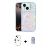 MARSİLYAN™- iPhone 14 Kılıf Odak Prime - Siyah Joko Magic 5D Cam + Shine Kamera Lens - YL