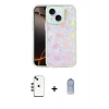 MARSİLYAN™- iPhone 14 Kılıf Odak Prime - Siyah Joko Magic 5D Cam + Shine Kamera Lens - YL