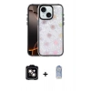 MARSİLYAN™- iPhone 14 Kılıf Odak Prime - Siyah Joko Magic 5D Cam + PVD Metal Kamera Lens - TU