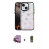 MARSİLYAN™- iPhone 14 Kılıf Odak Prime - Siyah Joko Magic 5D Hayalet Cam + Raze Metal Kamera Lens - KI