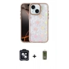 MARSİLYAN™- iPhone 14 Kılıf Odak Prime - Siyah Joko Magic 5D Hayalet Cam + PVD Metal Kamera Lens - SH