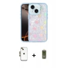 MARSİLYAN™- iPhone 14 Kılıf Odak Prime - Siyah Joko Magic 5D Hayalet Cam + Shine Kamera Lens - GD