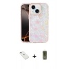 MARSİLYAN™- iPhone 14 Kılıf Odak Prime - Siyah Joko Magic 5D Hayalet Cam + Diamond Kamera Lens - YL