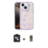MARSİLYAN™- iPhone 14 Kılıf Odak Prime - Siyah Joko Magic 5D Hayalet Cam + PVD Metal Kamera Lens - YL