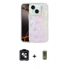 MARSİLYAN™- iPhone 14 Kılıf Odak Prime - Siyah Joko Magic 5D Hayalet Cam + PVD Metal Kamera Lens - YL