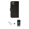 MARSİLYAN™- iPhone 14 Kılıf Siluet Işık Serisi - Şeffaf 360 Full Body Arka Koruyucu + Diamond Kamera Lens - KI