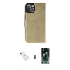 MARSİLYAN™- iPhone 14 Kılıf Siluet Işık Serisi - Şeffaf 360 Full Body Arka Koruyucu + Diamond Kamera Lens - KI