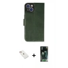 MARSİLYAN™- iPhone 14 Kılıf Siluet Işık Serisi - Şeffaf 360 Full Body Arka Koruyucu + Diamond Kamera Lens - KI