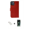 MARSİLYAN™- iPhone 14 Kılıf Siluet Işık Serisi - Şeffaf 360 Full Body Arka Koruyucu + Diamond Kamera Lens - KI