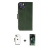 MARSİLYAN™- iPhone 14 Kılıf Siluet Işık Serisi - Şeffaf 360 Full Body Arka Koruyucu + Shine Kamera Lens - GD
