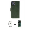 MARSİLYAN™- iPhone 14 Kılıf Siluet Işık Serisi - Şeffaf 360 Full Body Arka Koruyucu + Shine Kamera Lens - GS