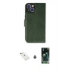 MARSİLYAN™- iPhone 14 Kılıf Siluet Işık Serisi - Şeffaf 360 Full Body Arka Koruyucu + Diamond Kamera Lens - PE