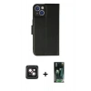 MARSİLYAN™- iPhone 14 Kılıf Siluet Işık Serisi - Şeffaf 360 Full Body Arka Koruyucu + PVD Metal Kamera Lens - PE