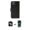 MARSİLYAN™- iPhone 14 Kılıf Siluet Işık Serisi - Şeffaf 360 Full Body Arka Koruyucu + PVD Metal Kamera Lens - GS