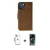 MARSİLYAN™- iPhone 14 Kılıf Siluet Işık Serisi - Şeffaf 360 Full Body Arka Koruyucu + Shine Kamera Lens - GI