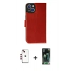 MARSİLYAN™- iPhone 14 Kılıf Siluet Işık Serisi - Şeffaf 360 Full Body Arka Koruyucu + Shine Kamera Lens - KI