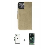 MARSİLYAN™- iPhone 14 Kılıf Siluet Işık Serisi - Şeffaf 360 Full Body Arka Koruyucu + Shine Kamera Lens - YL