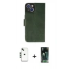 MARSİLYAN™- iPhone 14 Kılıf Siluet Işık Serisi - Şeffaf 360 Full Body Arka Koruyucu + Shine Kamera Lens - YL