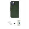 MARSİLYAN™- iPhone 14 Kılıf Siluet Işık Serisi - Şeffaf Pasifik Cam Ekran Koruyucu + Diamond Kamera Lens - PE