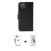 MARSİLYAN™- iPhone 14 Kılıf Siluet Işık Serisi - Şeffaf Pasifik Cam Ekran Koruyucu + Shine Kamera Lens - GD