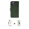 MARSİLYAN™- iPhone 14 Kılıf Siluet Işık Serisi - Şeffaf Pasifik Cam Ekran Koruyucu + Shine Kamera Lens - GD