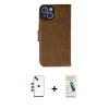 MARSİLYAN™- iPhone 14 Kılıf Siluet Işık Serisi - Şeffaf Pasifik Cam Ekran Koruyucu + Shine Kamera Lens - KI