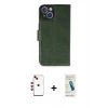 MARSİLYAN™- iPhone 14 Kılıf Siluet Işık Serisi - Şeffaf Pasifik Cam Ekran Koruyucu + Shine Kamera Lens - KI