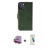 MARSİLYAN™- iPhone 14 Kılıf Siluet Işık Serisi - Şeffaf Pasifik Cam Ekran Koruyucu + Raze Metal Kamera Lens - KI