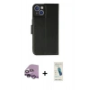 MARSİLYAN™- iPhone 14 Kılıf Siluet Işık Serisi - Şeffaf Pasifik Cam Ekran Koruyucu + Raze Metal Kamera Lens - MR