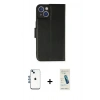 MARSİLYAN™- iPhone 14 Kılıf Siluet Işık Serisi - Şeffaf Pasifik Cam Ekran Koruyucu + Shine Kamera Lens - MI