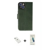 MARSİLYAN™- iPhone 14 Kılıf Siluet Işık Serisi - Şeffaf Pasifik Cam Ekran Koruyucu + Diamond Kamera Lens - YL