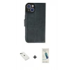 MARSİLYAN™- iPhone 14 Kılıf Siluet Işık Serisi - Şeffaf Pasifik Cam Ekran Koruyucu + Diamond Kamera Lens - YL