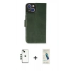 MARSİLYAN™- iPhone 14 Kılıf Siluet Işık Serisi - Şeffaf Pasifik Cam Ekran Koruyucu + Shine Kamera Lens - YL