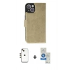 MARSİLYAN™- iPhone 14 Kılıf Siluet Işık Serisi - Şeffaf Royal Nano Ekran Koruyucu + Shine Kamera Lens - GD